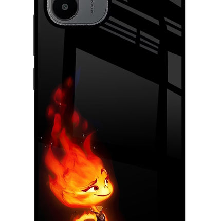 Ember Flame Redmi A1/A2 Glass Case