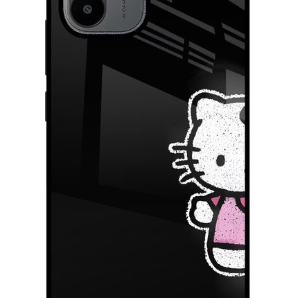 Kitty Charm Redmi A1/A2 Glass Case