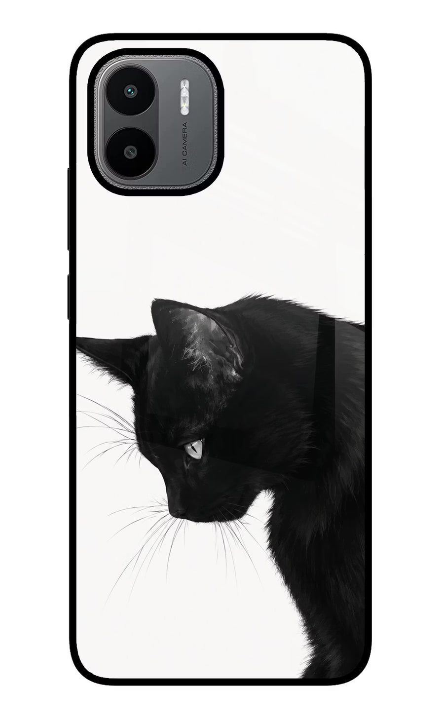 Shadow Gaze Redmi A1/A2 Back Cover, Glass case