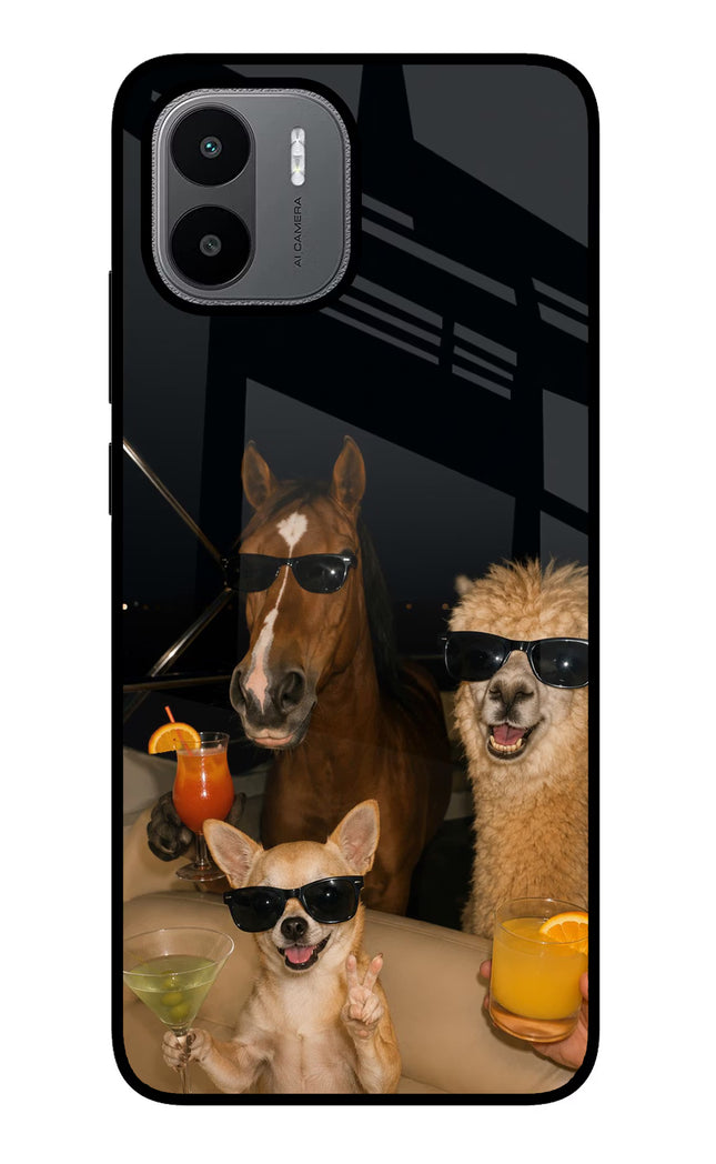 Party Squad Redmi A1/A2 Glass Case