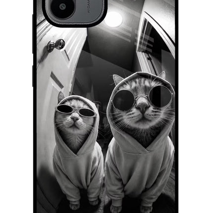 Hood Cats Redmi A1/A2 Glass Case