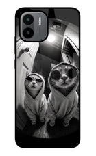 Hood Cats Redmi A1/A2 Glass Case