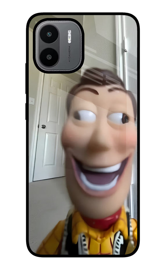 Side Eye Woody Redmi A1/A2 Glass Case
