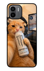 Gamer Cat Energy Redmi A1/A2 Glass Case