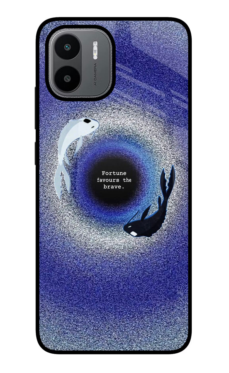 Dark Koi Redmi A1/A2 Back Cover, Glass case