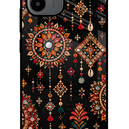 Boho Noir Redmi A1/A2 Glass Case