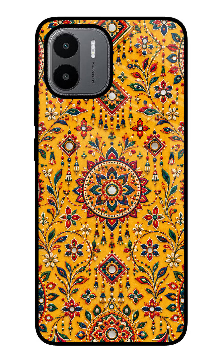 Sunlit Aura Redmi A1/A2 Back Cover, Glass case