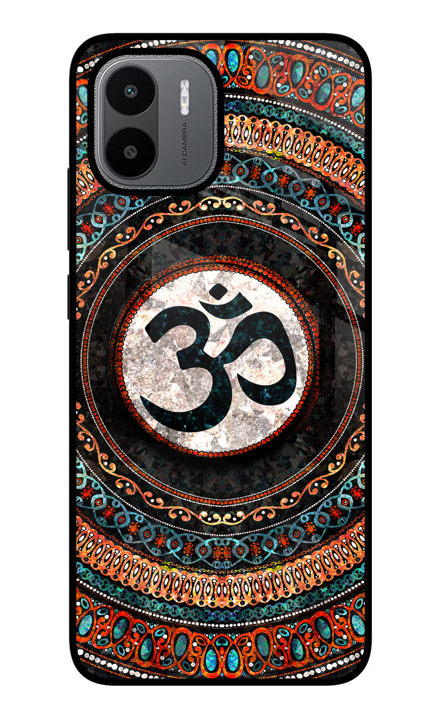 Om Culture Redmi A1/A2 Pop Case, Glass case