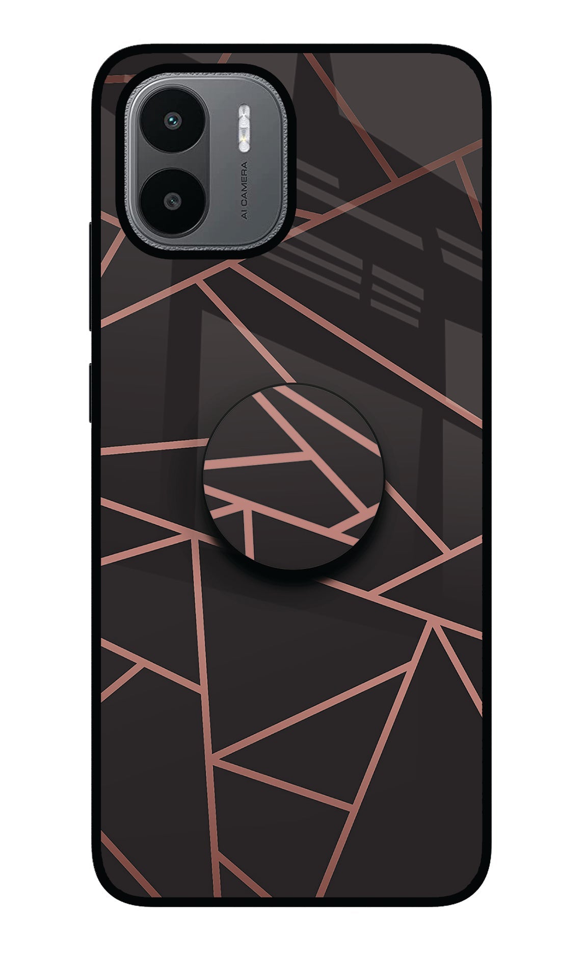 Geometric Pattern Redmi A1/A2 Glass Case