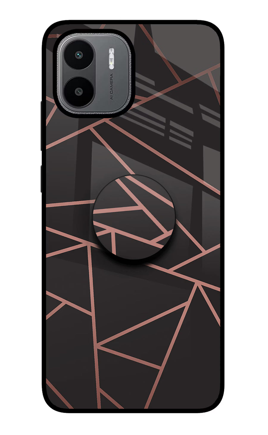 Geometric Pattern Redmi A1/A2 Pop Case, Glass case
