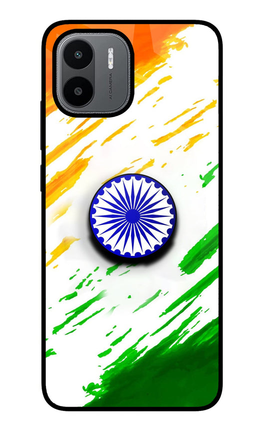 Indian Flag Ashoka Chakra Redmi A1/A2 Glass Case