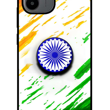 Indian Flag Ashoka Chakra Redmi A1/A2 Pop Case by Casekaro