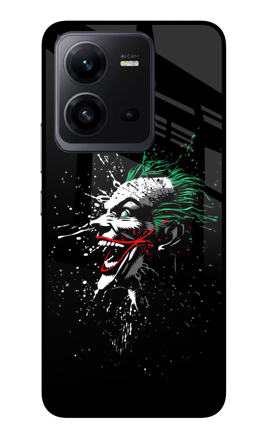 Joker Vivo V25 5G Glass Case Back Cover by Casekaro