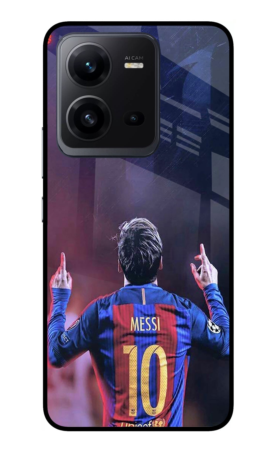 Messi Vivo V25 5G Glass Case