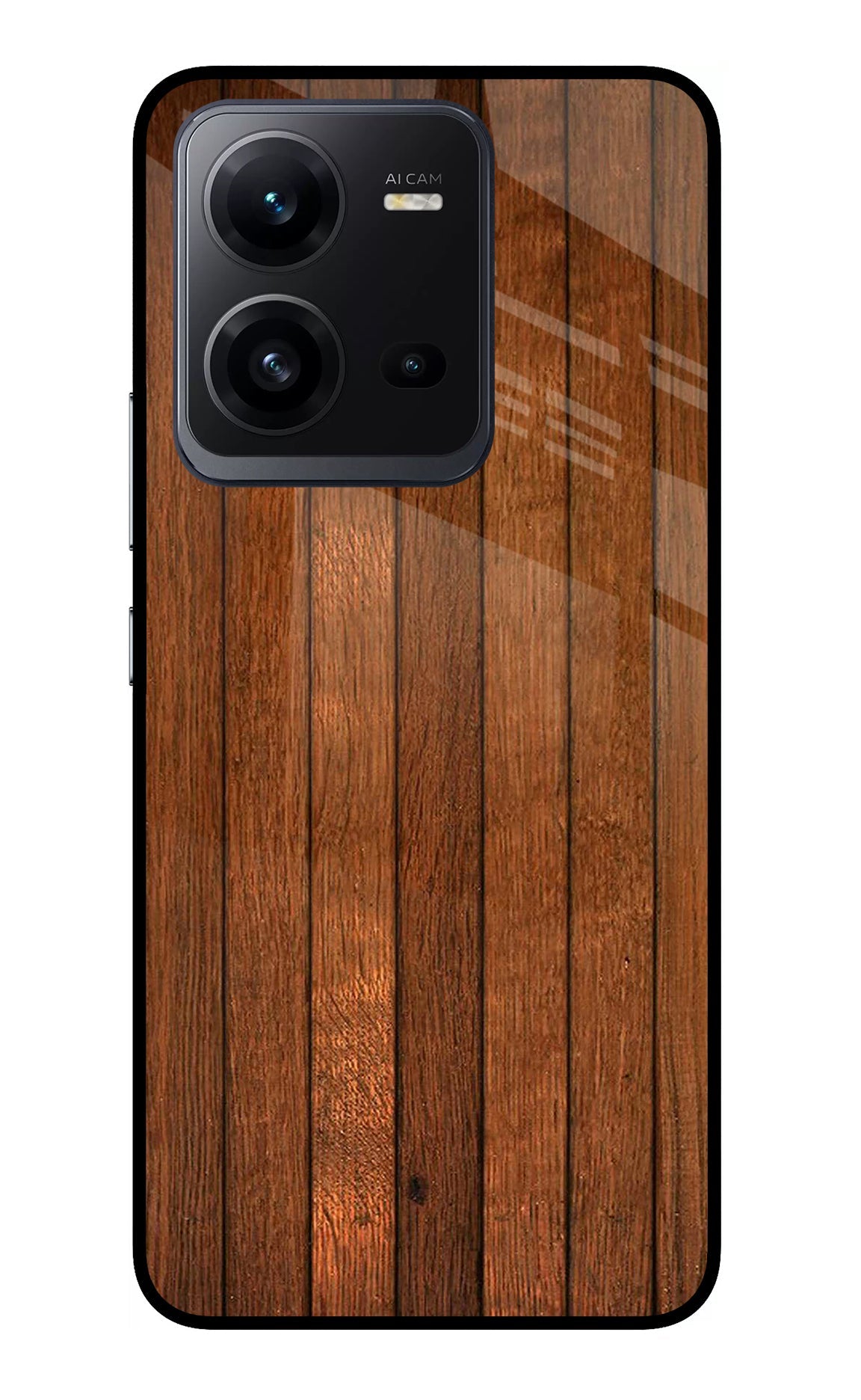 Wooden Artwork Bands Vivo V25 5G Back Cover