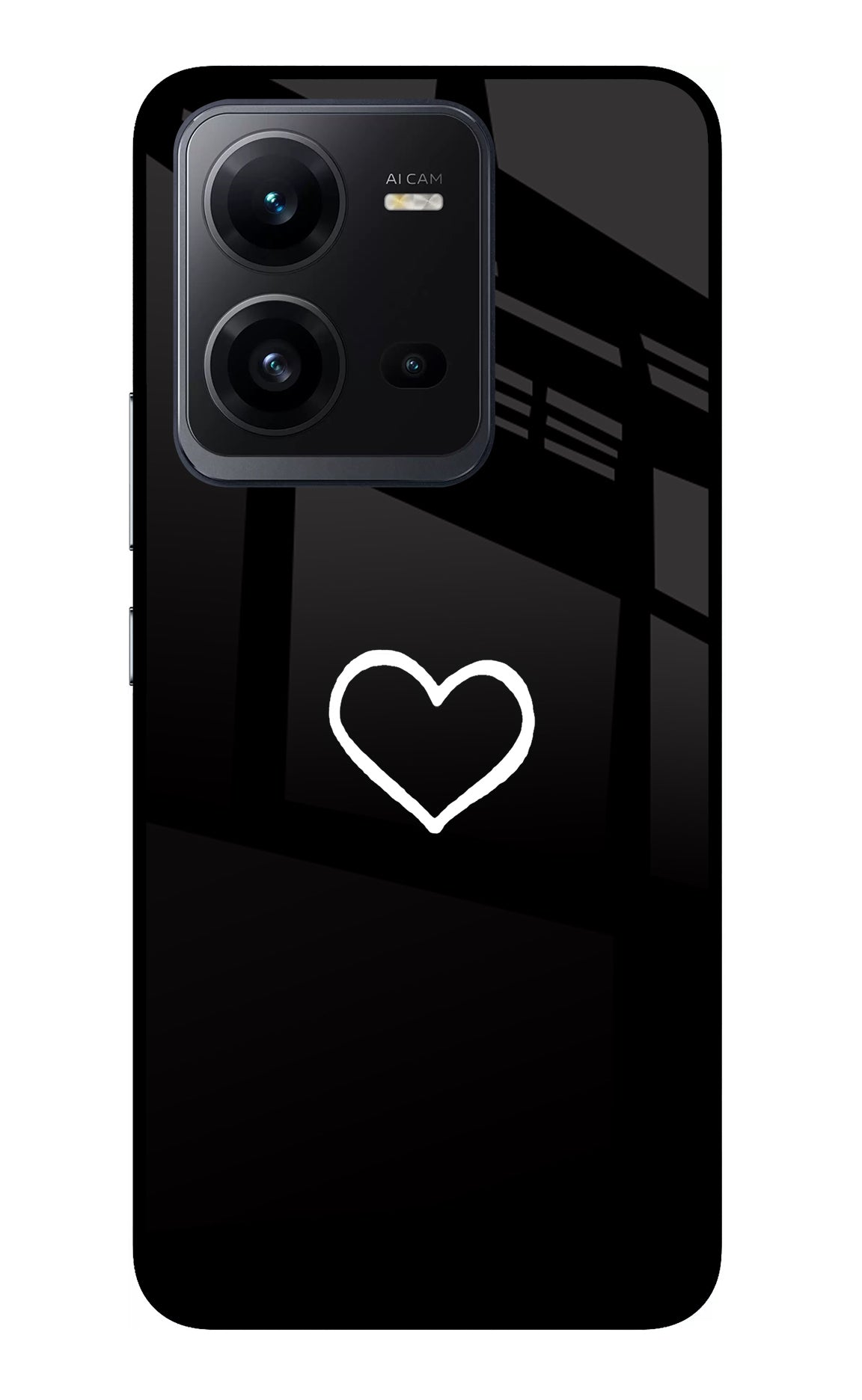 Heart Vivo V25 5G Back Cover