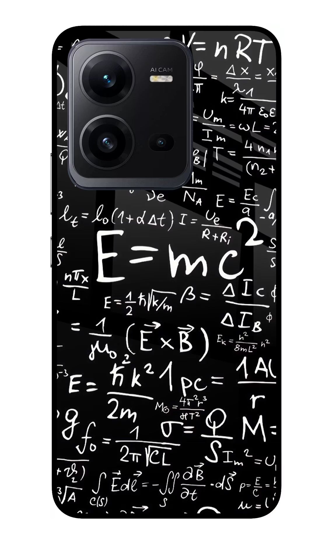 Physics Formula Vivo V25 5G Glass Case Back Cover by Casekaro