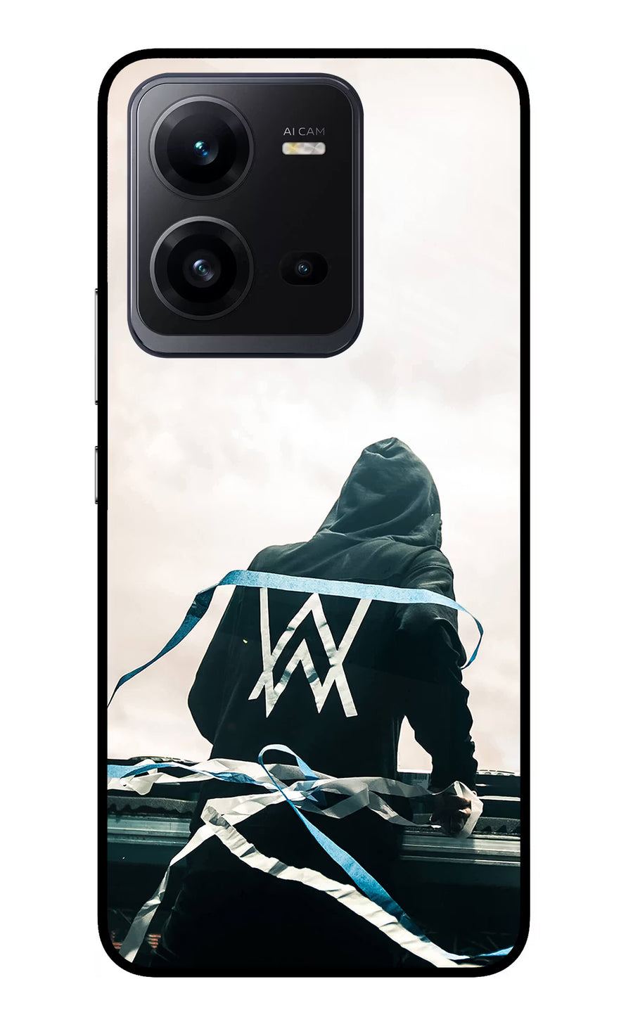 Alan Walker Vivo V25 5G Back Cover, Glass case
