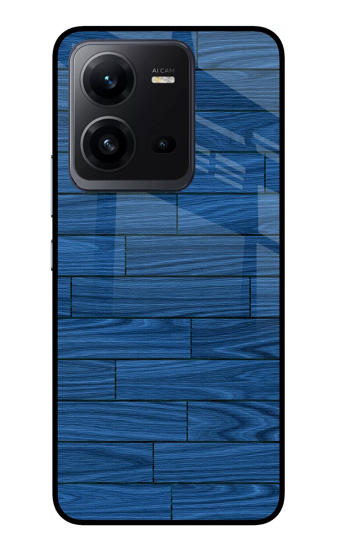 Wooden Texture Vivo V25 5G Glass Case