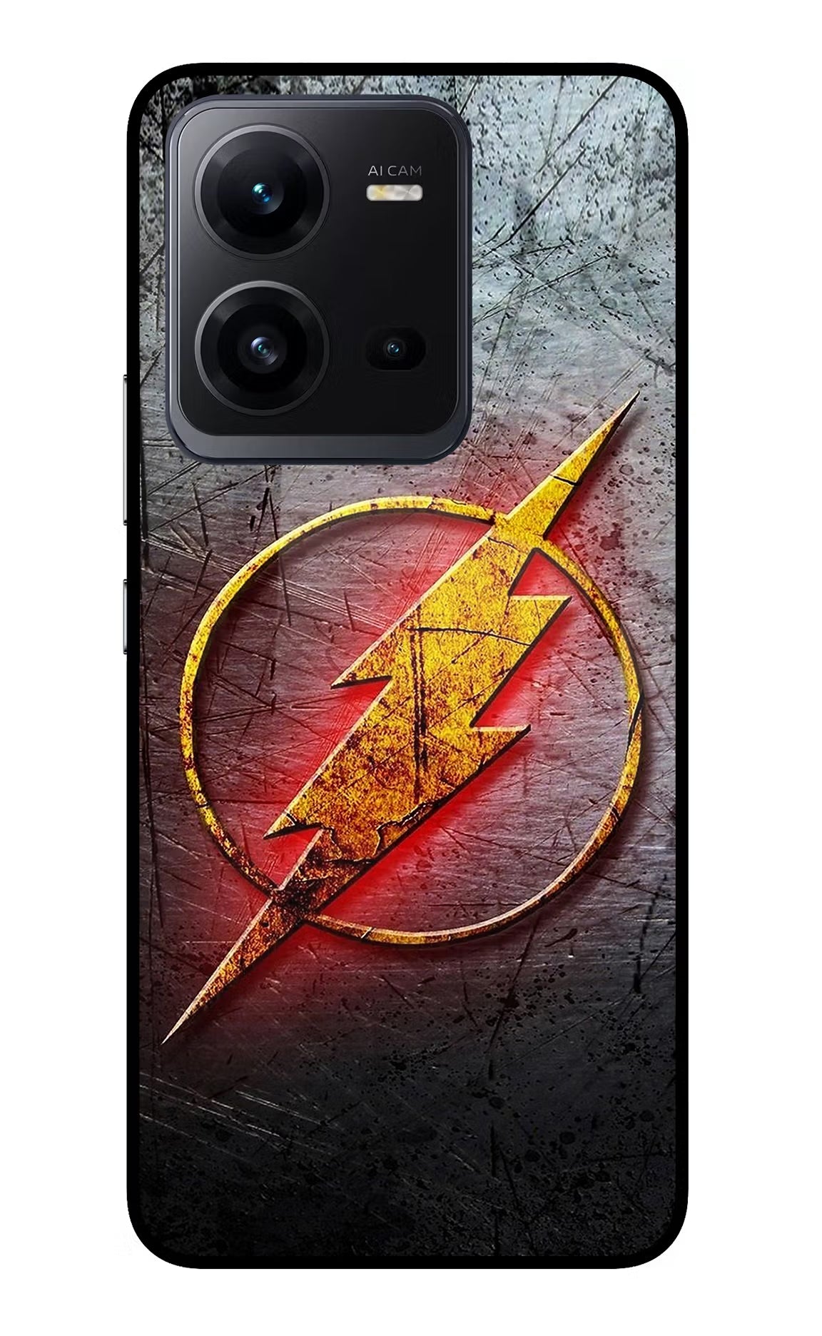 Flash Vivo V25 5G Glass Case Back Cover by Casekaro
