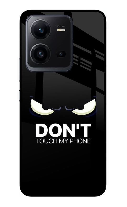 Don'T Touch My Phone Vivo V25 5G Glass Case