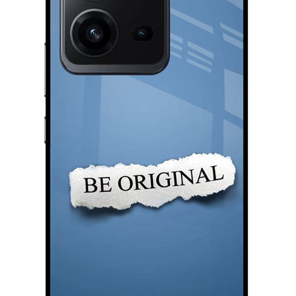 Be Original Vivo V25 5G Glass Case Back Cover by Casekaro