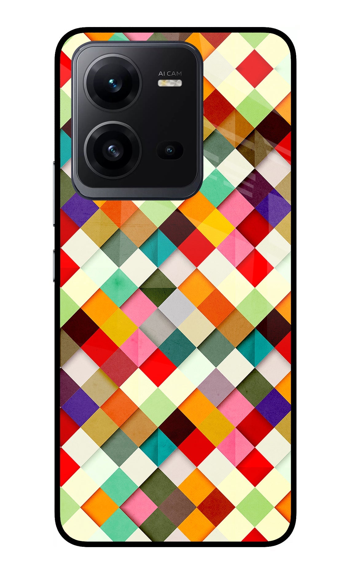 Geometric Abstract Colorful Vivo V25 5G Back Cover