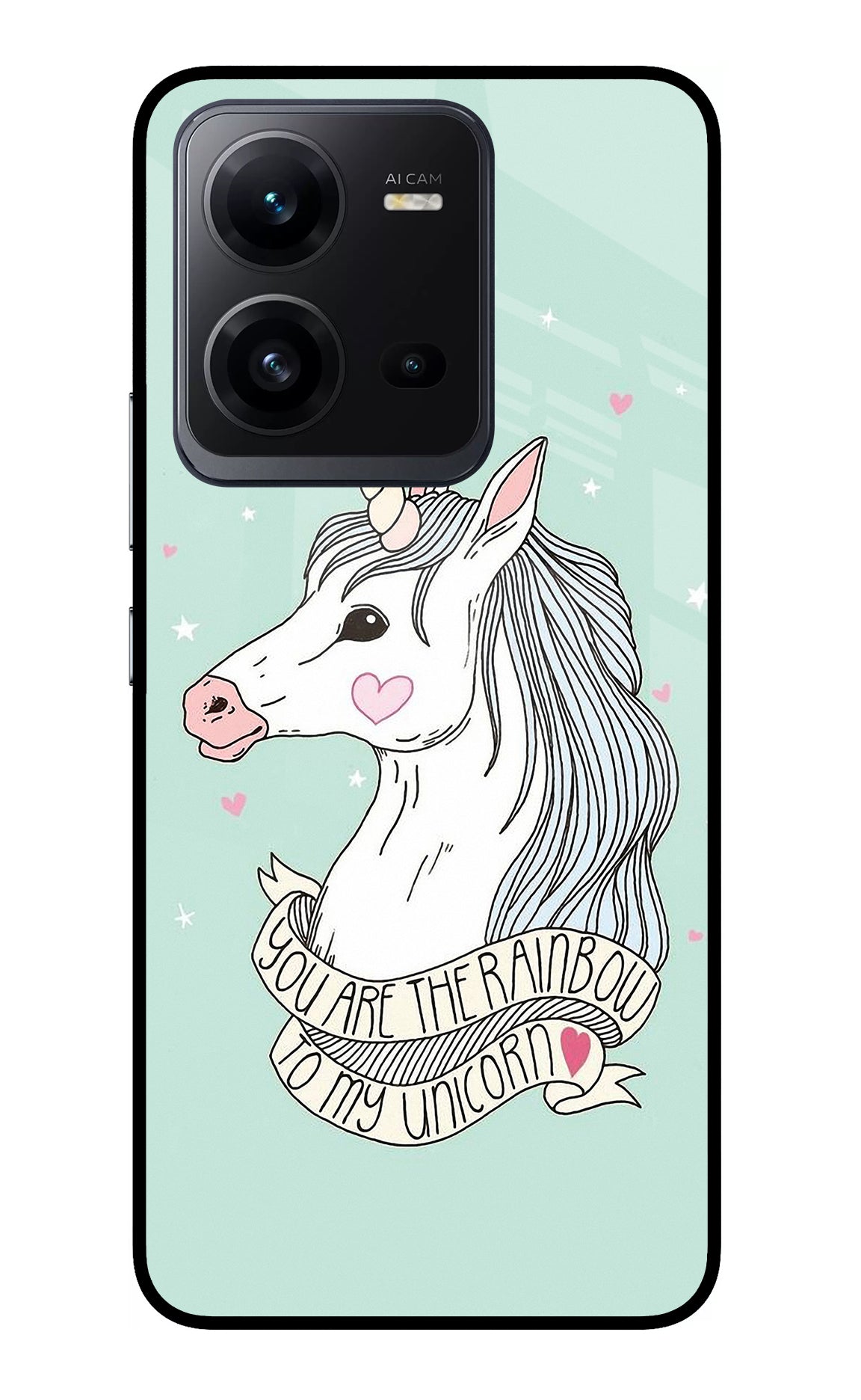 Unicorn Wallpaper Vivo V25 5G Back Cover