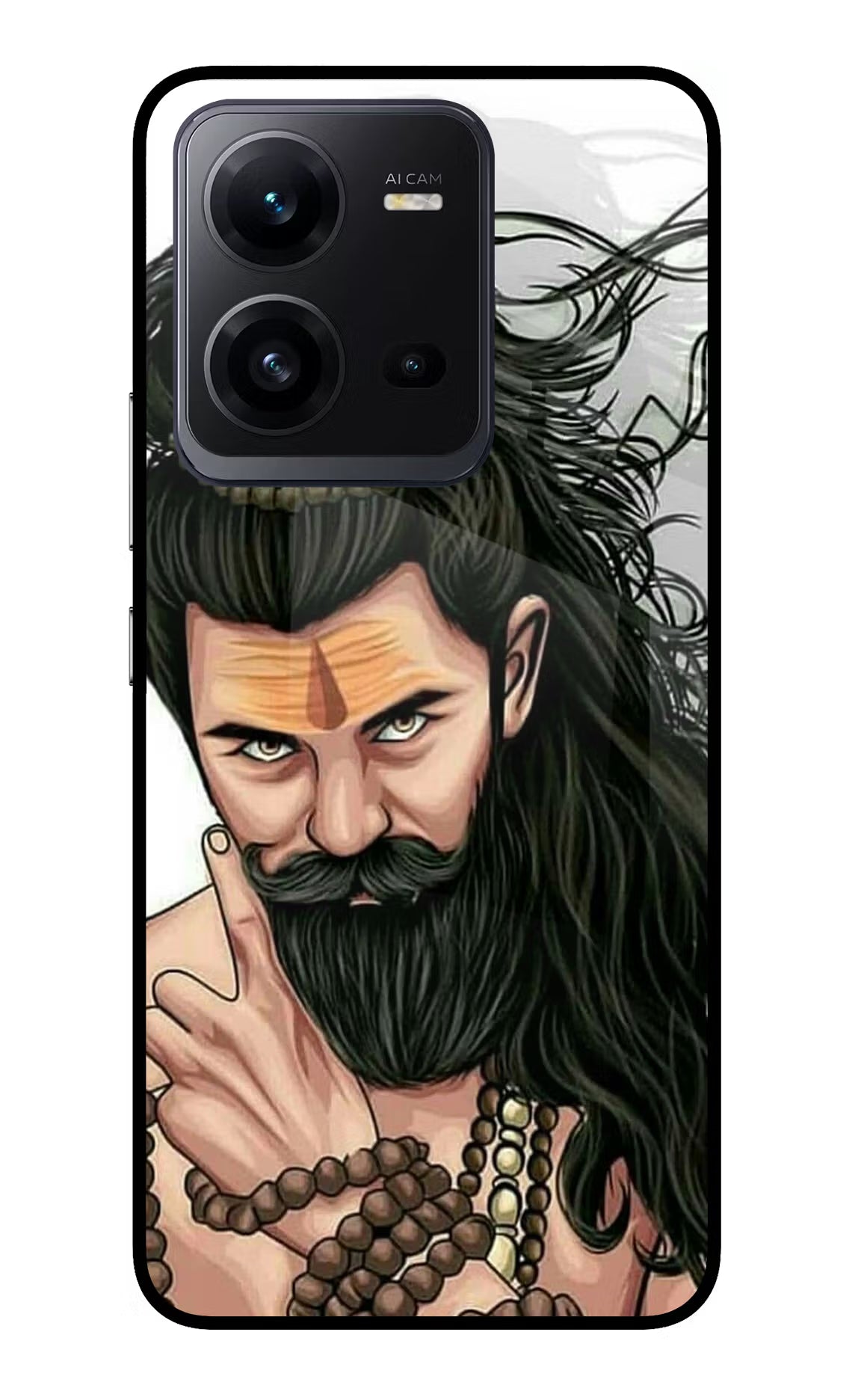 Mahadev Vivo V25 5G Glass Case Back Cover by Casekaro