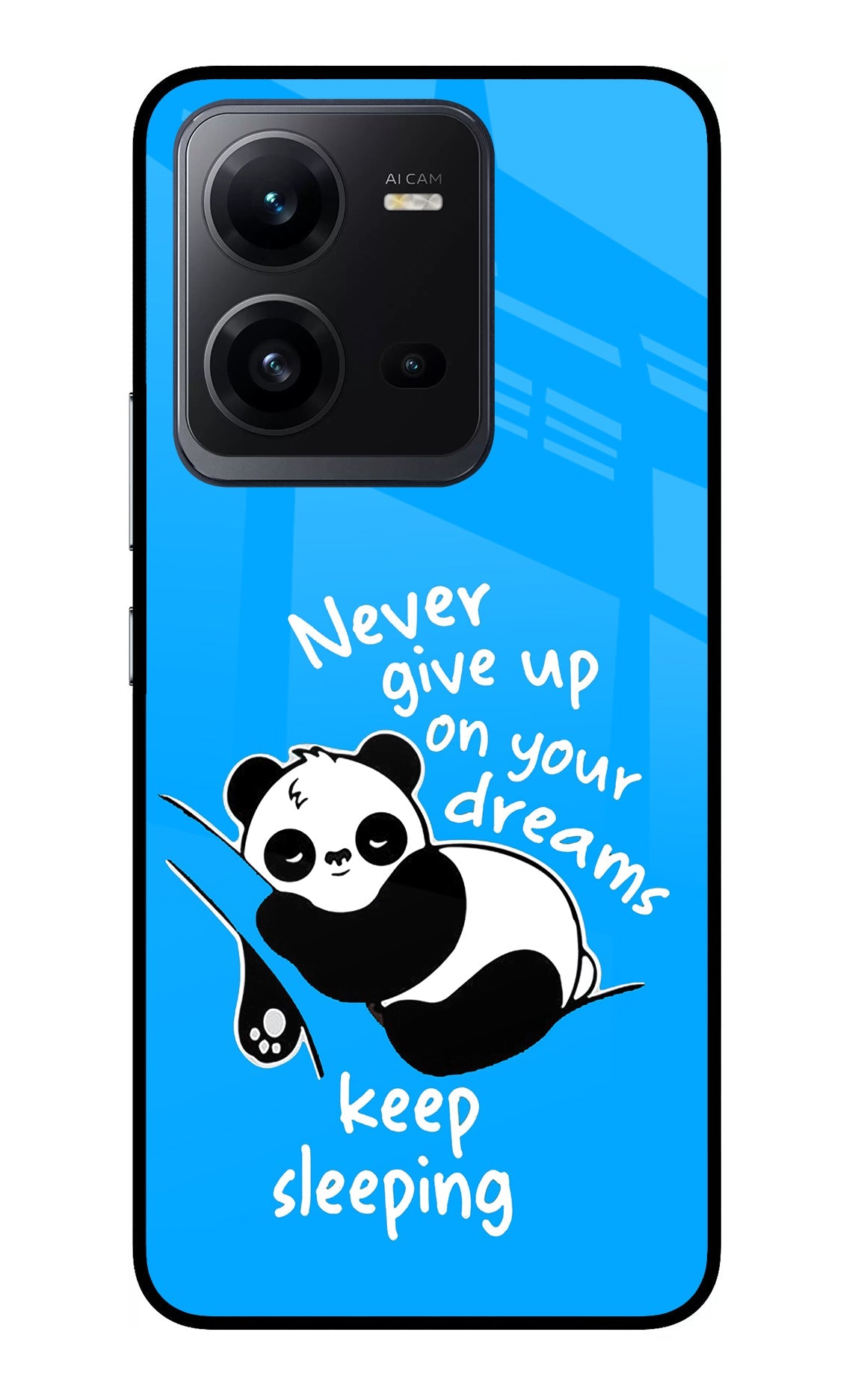 Keep Sleeping Vivo V25 5G Glass Case