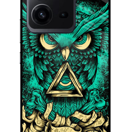 Green Owl Vivo V25 5G Glass Case