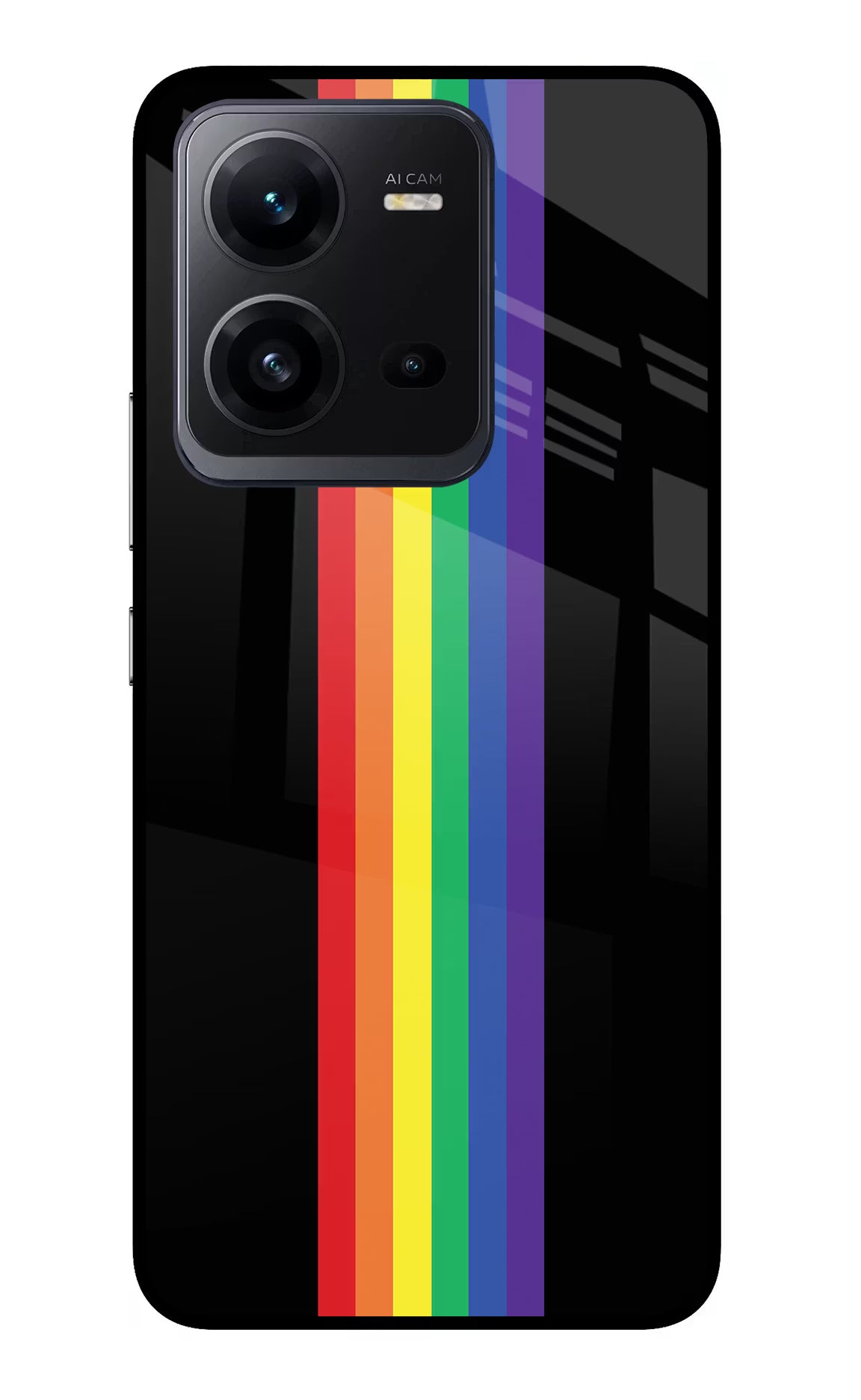 Pride Vivo V25 5G Glass Case Back Cover by Casekaro