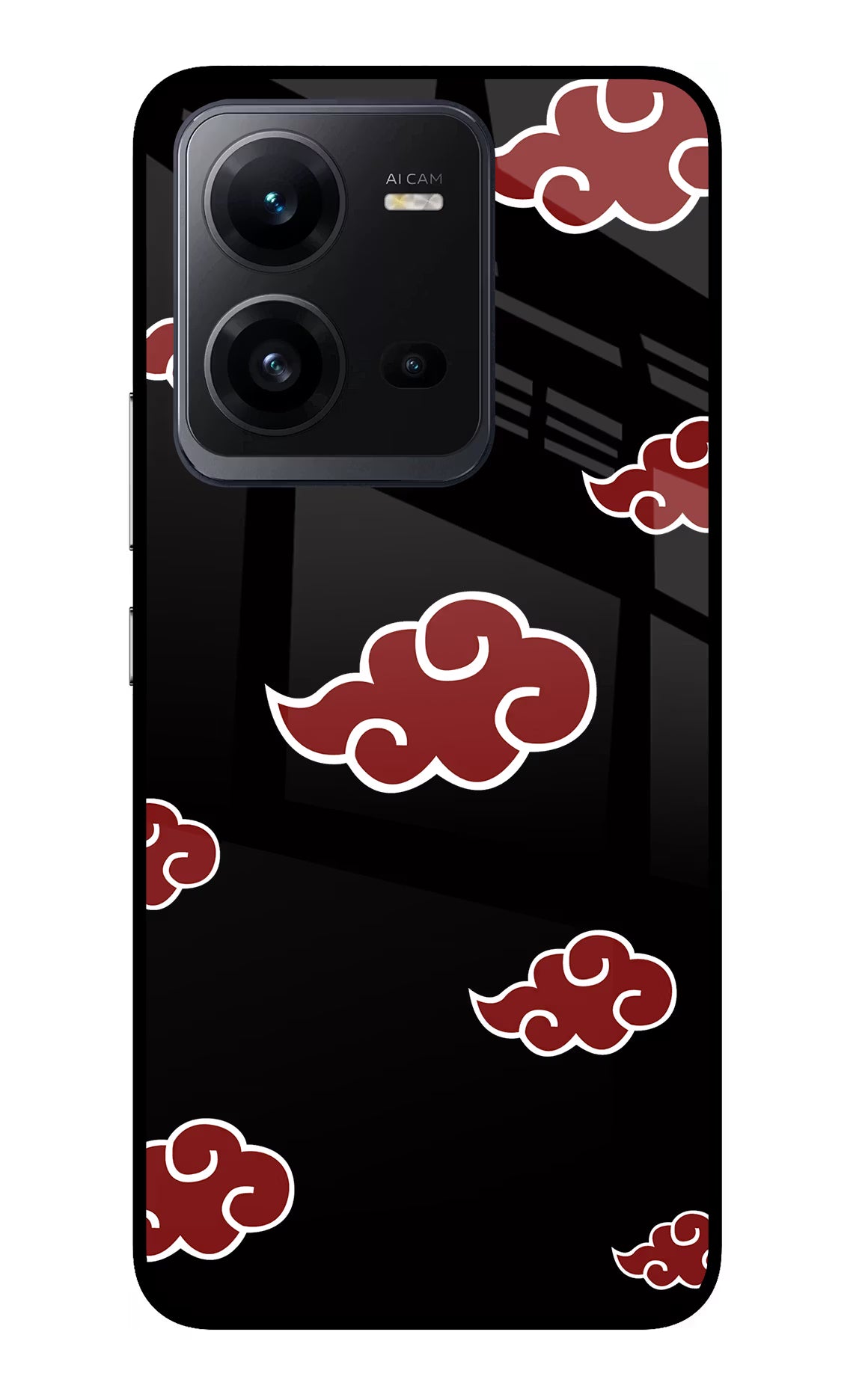 Akatsuki Vivo V25 5G Glass Case Back Cover by Casekaro
