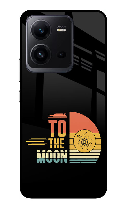 To the Moon Vivo V25 5G Glass Case