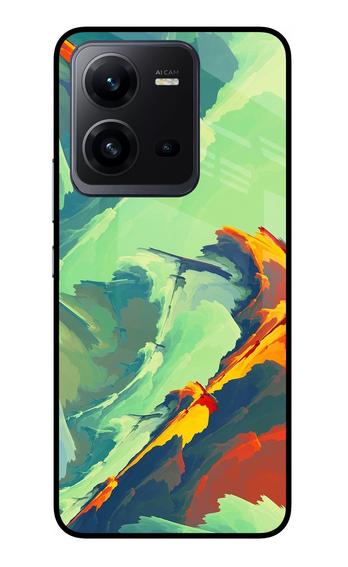 Paint Art Vivo V25 5G Back Cover