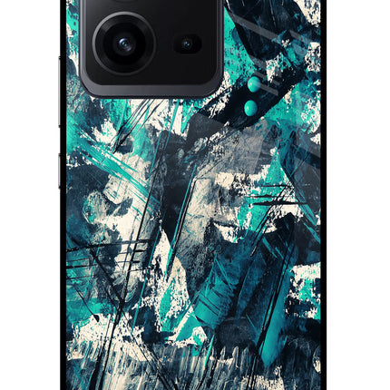 Artwork Vivo V25 5G Glass Case Back Cover by Casekaro
