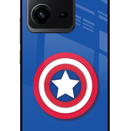 Shield Vivo V25 5G Glass Case Back Cover by Casekaro