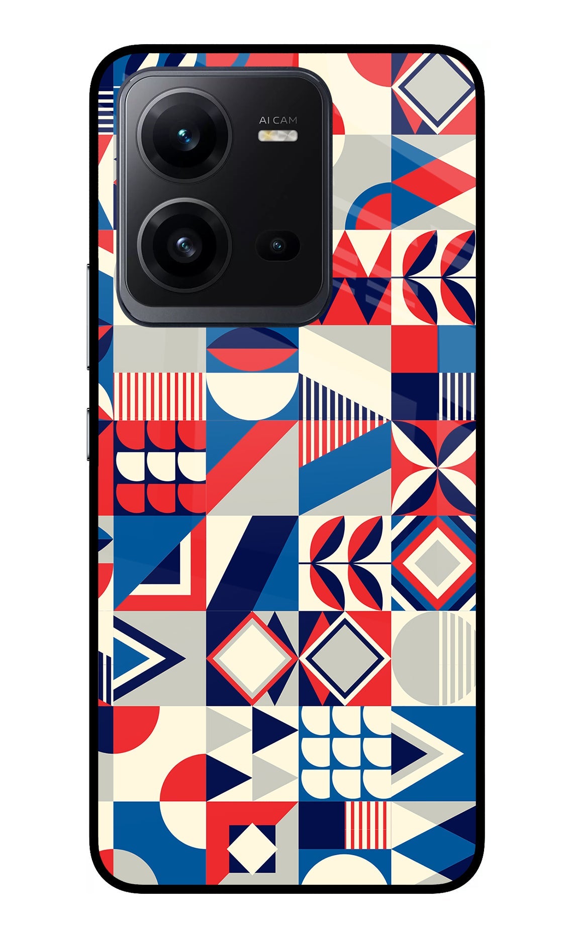 Colorful Pattern Vivo V25 5G Back Cover