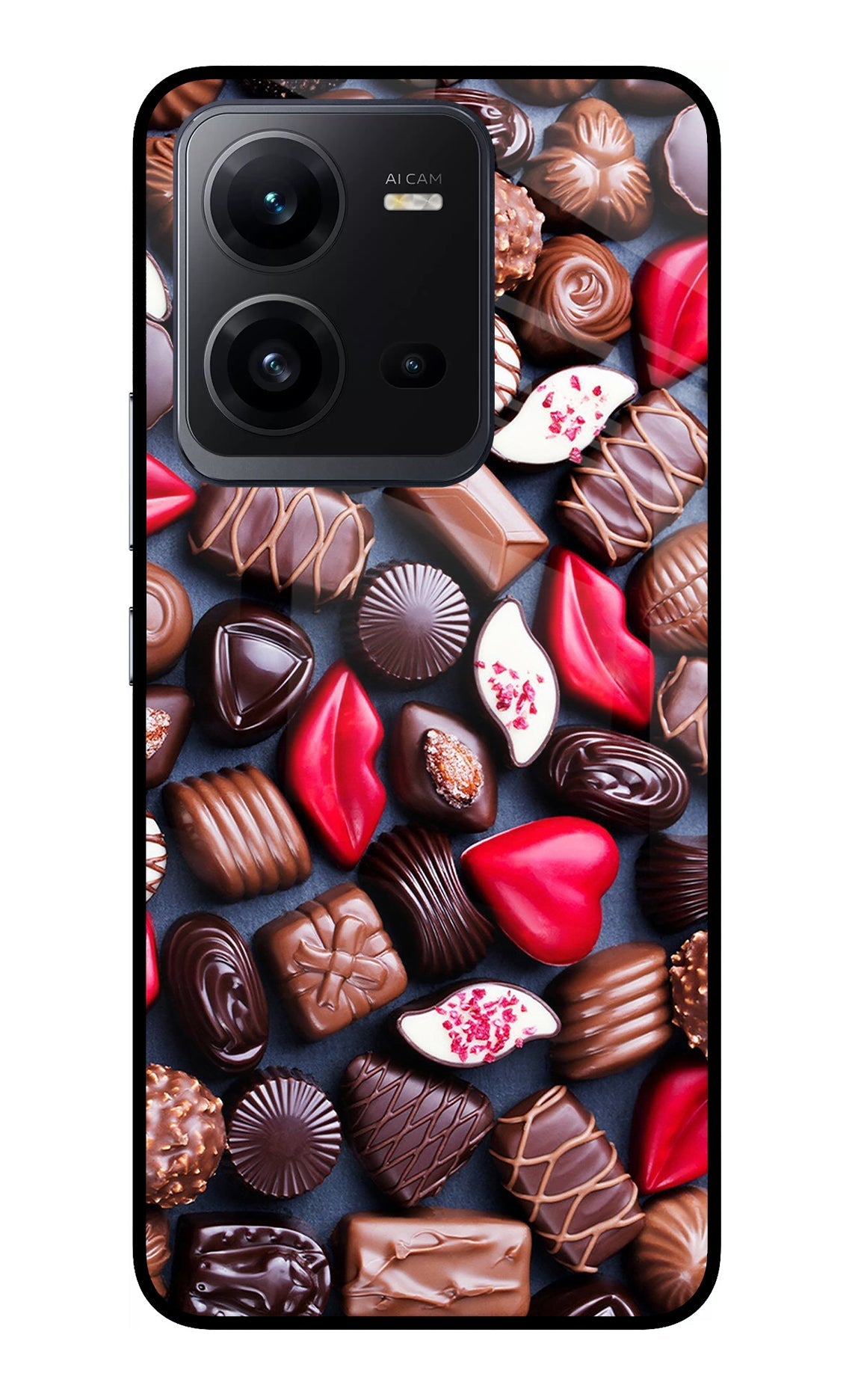 Chocolates Vivo V25 5G Glass Case