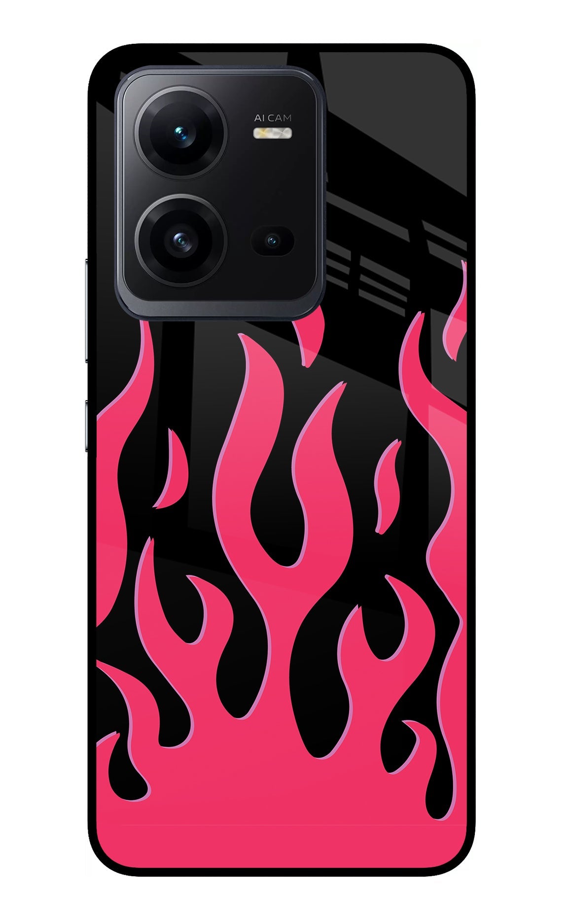 Fire Flames Vivo V25 5G Back Cover