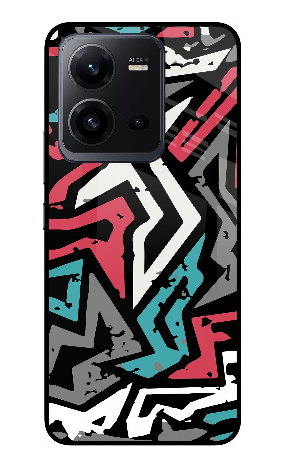 Geometric Graffiti Vivo V25 5G Back Cover