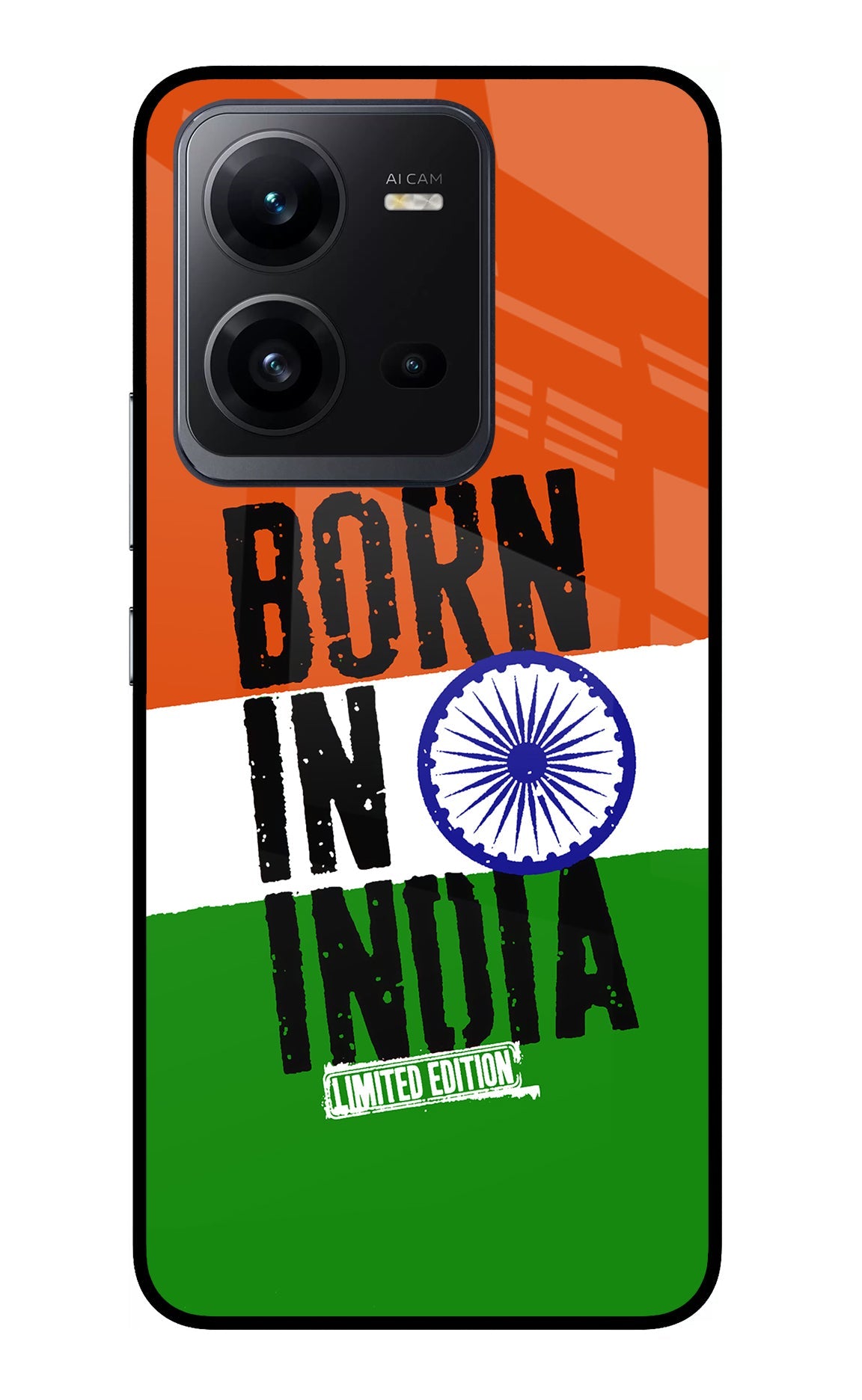 Born in India Vivo V25 5G Glass Case