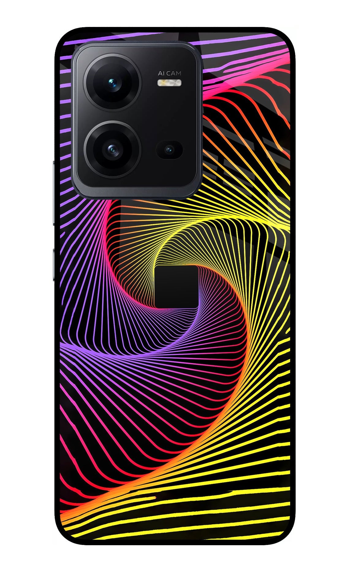 Colorful Strings Vivo V25 5G Back Cover