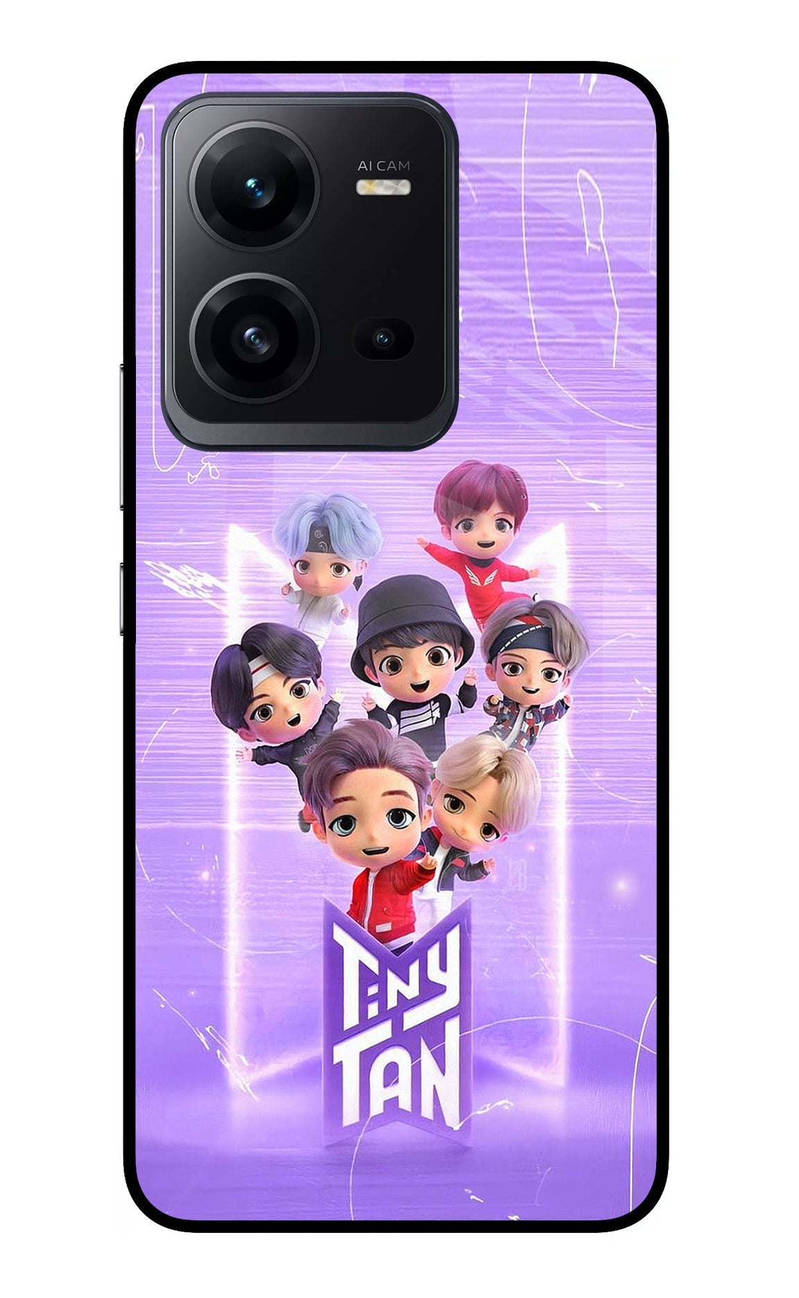 BTS Tiny Tan Vivo V25 5G Back Cover