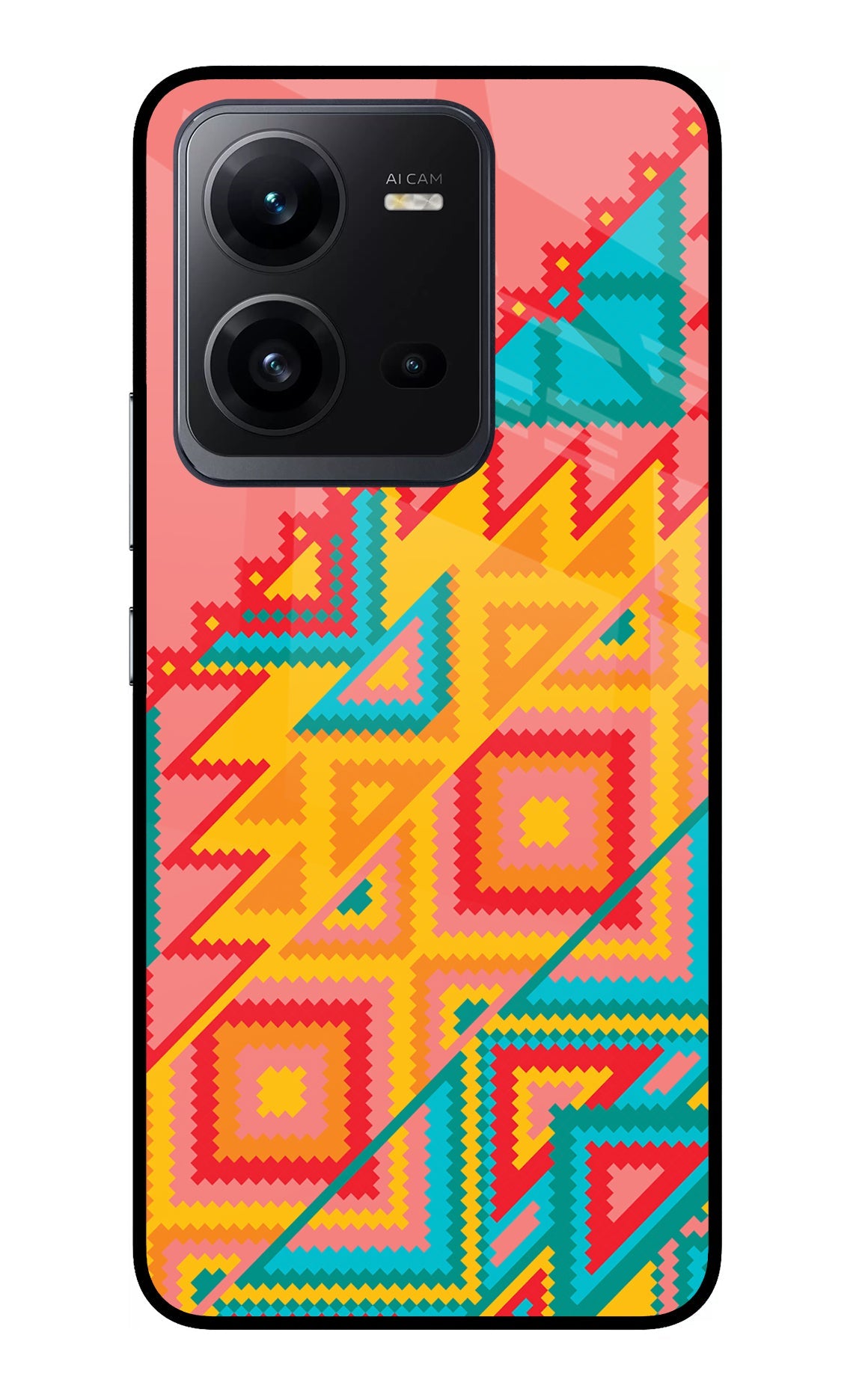 Aztec Tribal Vivo V25 5G Back Cover