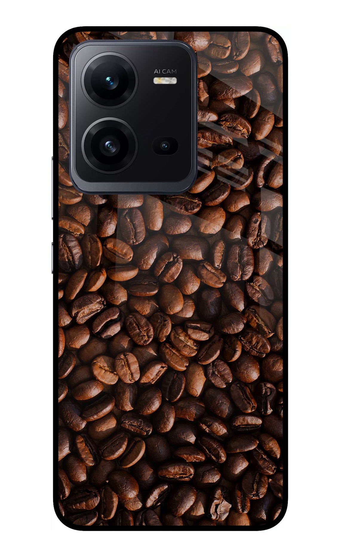 Coffee Beans Vivo V25 5G Glass Case