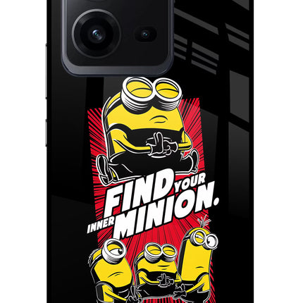 Find your inner Minion Vivo V25 5G Glass Case
