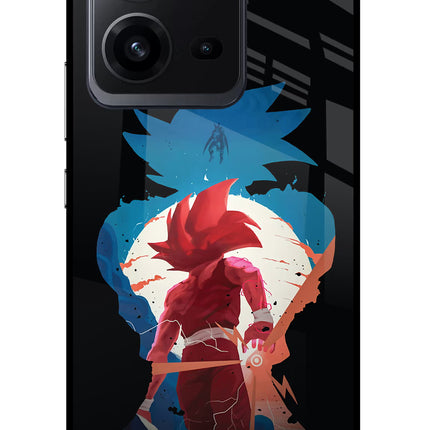 Goku Vivo V25 5G Glass Case Back Cover by Casekaro