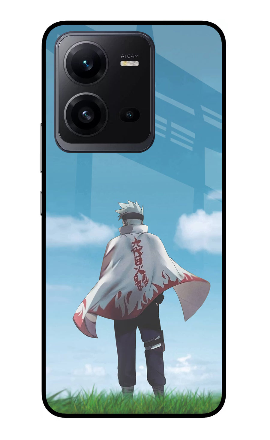 Kakashi Vivo V25 5G Back Cover, Glass case