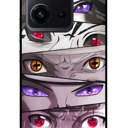 Naruto Anime Vivo V25 5G Glass Case Back Cover by Casekaro